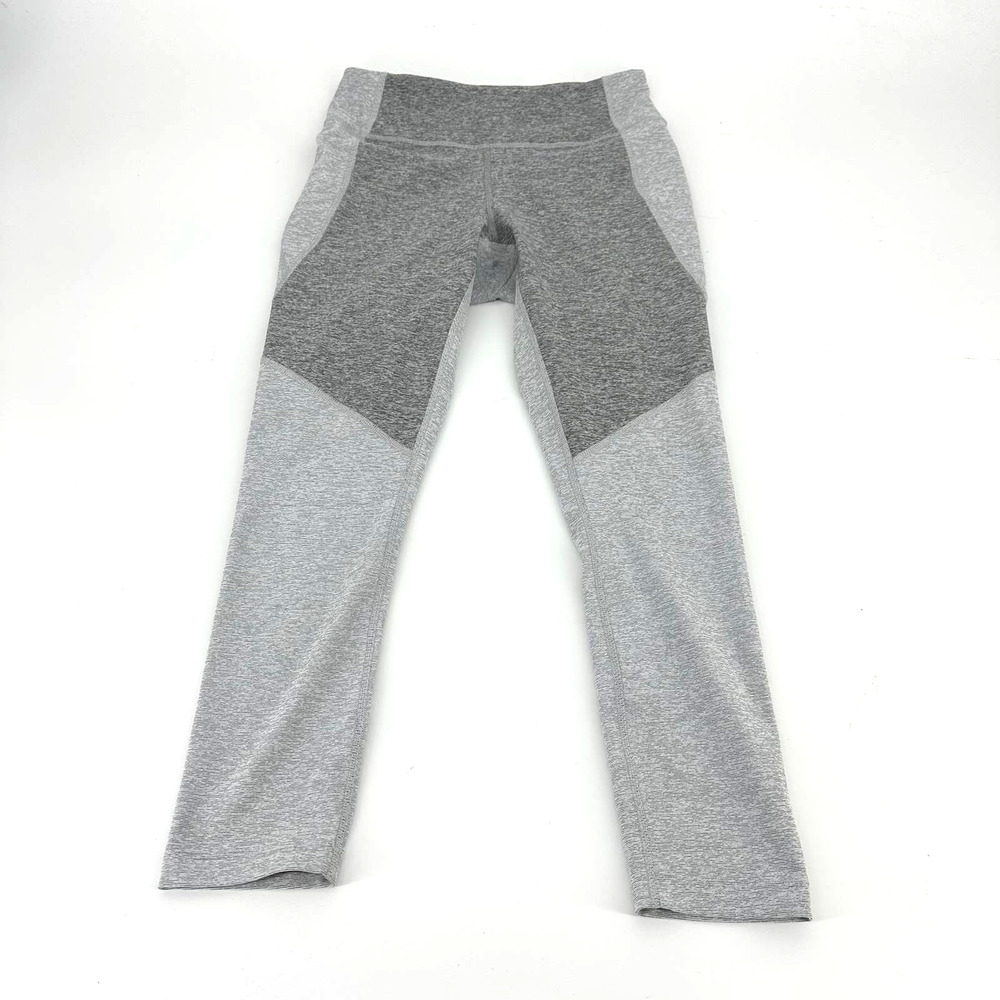 Outdoor voices  Capri leggings size small gray color block fitness gym